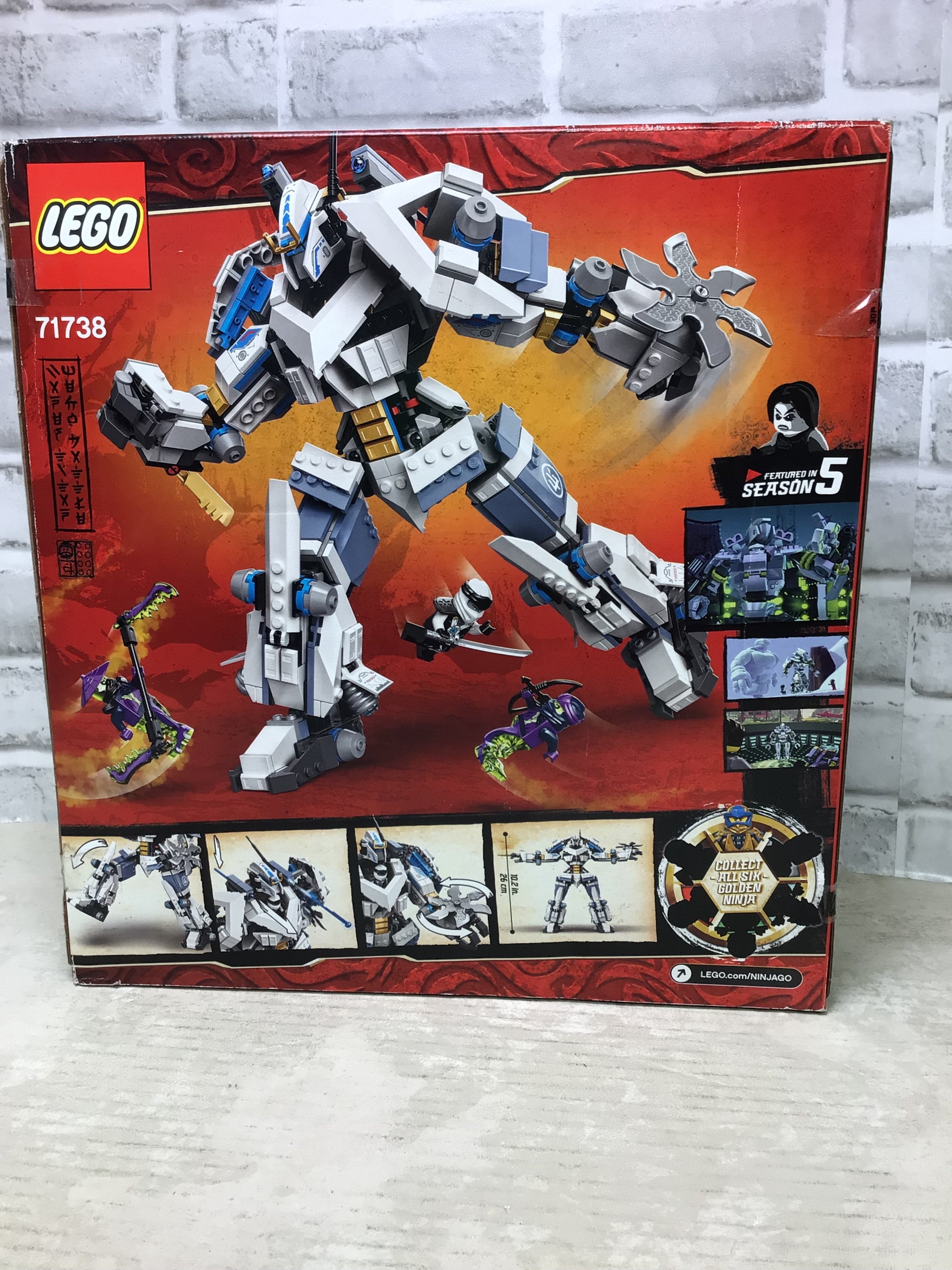 LEGO NINJAGO Legacy Zane's Titan Mech Battle 71738 Ninja Toy Building Kit (7702985539822)